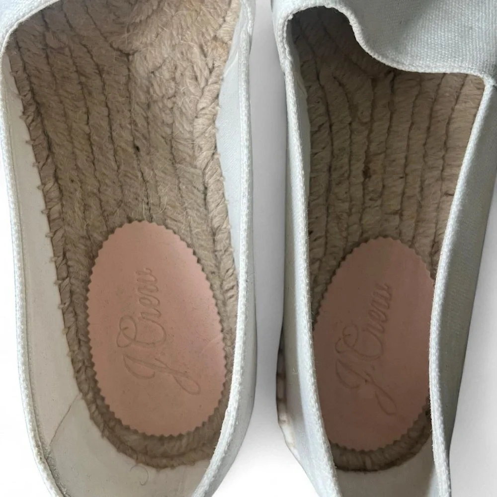 J. Crew Black and Cream Espadrille Shoes - Picture 2 of 4
